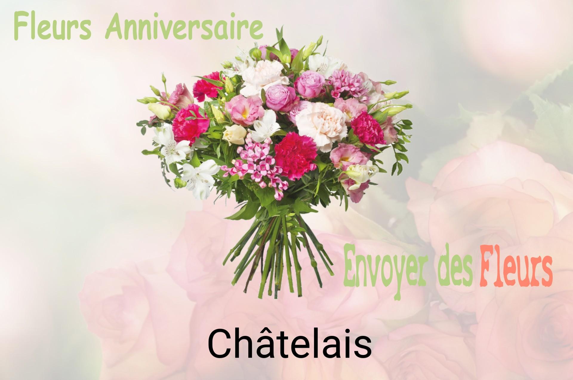 Bouquet de fleurs d’anniversaire livré à Châtelais